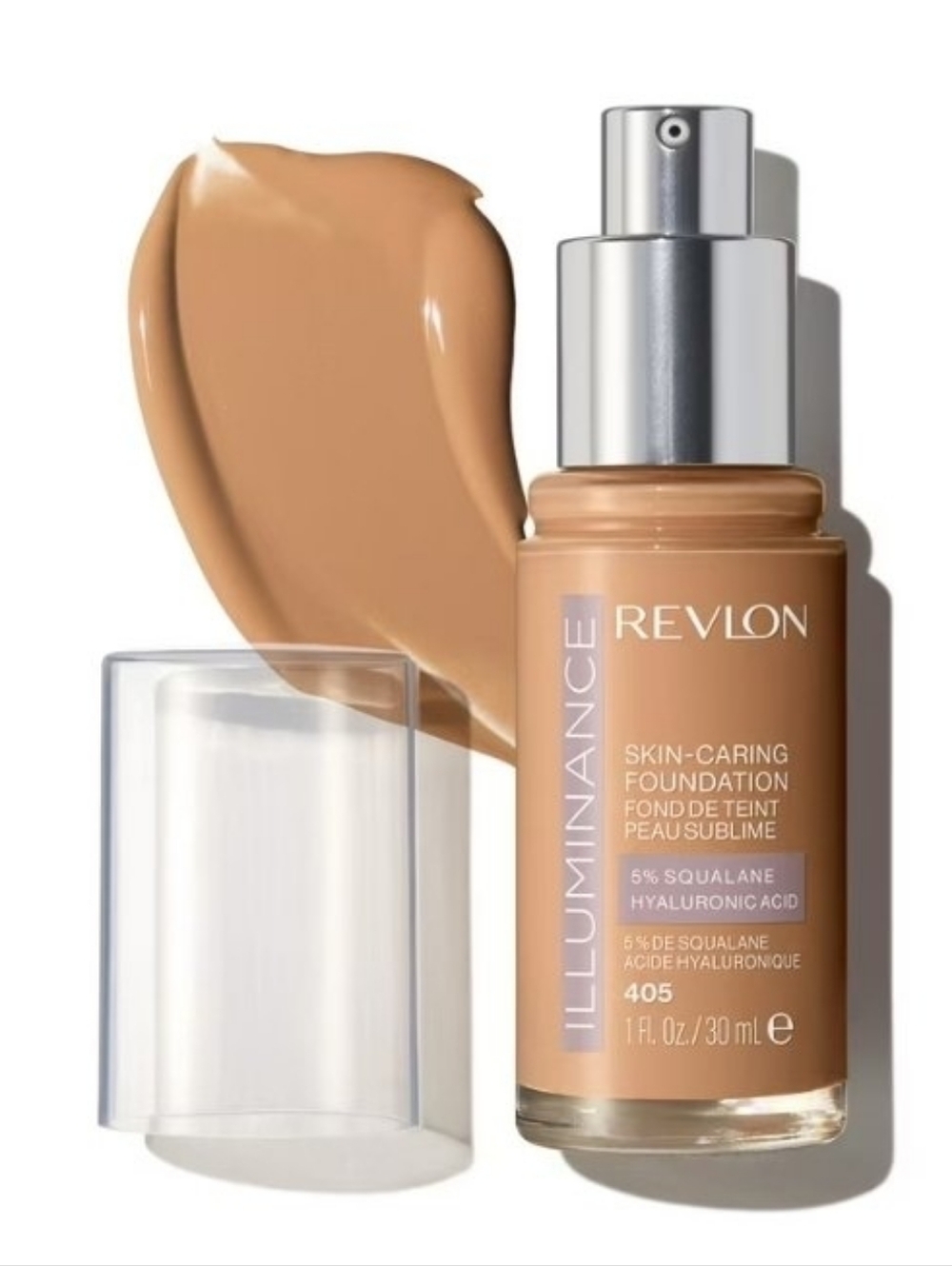 🍒 REVLON Illuminance Foundation 405 Natural Ochre ✨Hydrating 1 fl oz / 30ml 💗